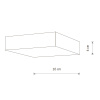 Накладной светильник Nowodvorski Lid Square Led White 10421