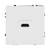 Механизм HDMI розетки Arlight SCT-NOBE-MHD1-SFPL-WH (Белый кварц) 061846