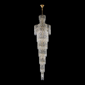 Каскадная люстра Crystal Lux ABRIL SP28 GOLD