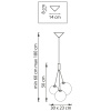 Подвесной светильник Lightstar Sferetta 801030