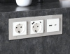 Рамка пятиместная Ambrella Volt Platos AF330405