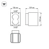 Настенный светильник Arlight LGD-Wall-Vario-J2WH-12W Warm White 024391