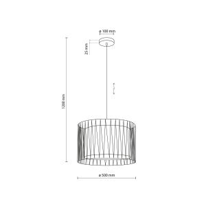 Подвесной светильник TK Lighting 11461 Harmony a072567