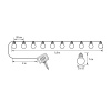 Садовая гирлянда на солнечной батарее Uniel USL-S-126/PT1800 FROST BULBS UL-00012697