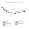 Угол профиля для натяжного потолока Denkirs TR3000 TR3031-AL