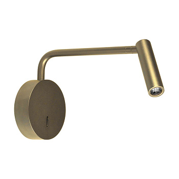 Настенный светильник Arlight SP-VERDI-LONG-WALL-3W Warm3000 (BR, 20 deg, 230V) (IP20 Металл) 058490