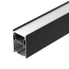 Алюминиевый профиль Arlight LINE-5075-HONEYCOMB-2000 BLACK 044874