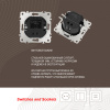 Розетка USB 2.1А+1А Arte Milano 206.46-1.shampan