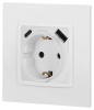 Розетка со шторками с USB type-A+C Эра Elegance 14-4108-01М Б0067710