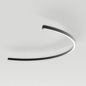 Подвесной светильник Arlight SP-LINE-HANG-ARC-C3535-D1500-53W Warm3000 (BLACK, 230V) (Металл) 034044(2)