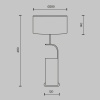 Настольная лампа Maytoni Glamping MOD437TL-02B