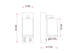Спот Arte Lamp Imai A2364AP-1BK