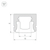 Профиль Arlight ARH-MINI5-2000 ANOD 018827