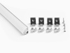 Профиль угловой LEDS POWER СПУ1616 алюм. анод-й с матовым рассеивателем 2м 008134
