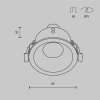 Встраиваемый светильник Maytoni Technical Zoom DL032-2-01W-1(N)