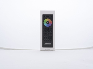Пульт LEDS POWER RGB/RGBW/RGBCCT на 4 зоны RC03RFB черный 006550