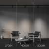Трековый трехфазный светильник Maytoni Technical Three phase track system Trinity Focus Led TR197-3-12WCCT-M-B