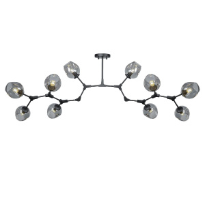 Люстра на штанге AM Group LOFT-10 BK