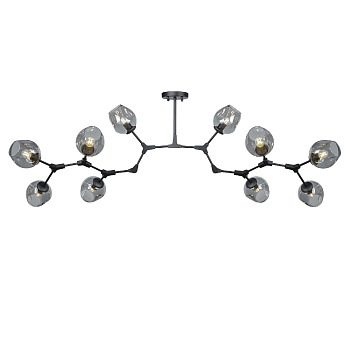 Люстра на штанге AM Group LOFT-10 BK