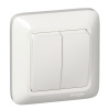 Выключатель 2-клавишный Schneider Electric Прима S56-043-B
