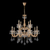 Подвесная люстра Crystal Lux ELIZABETH SP8+4 BRASS