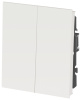 Переключатель Эра Arktik 16-1106-08 двойной 10АХ-250В белый матовый Б0070371