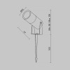 Ландшафтный светильник Maytoni Bern O050FL-L5GF3K