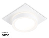 Встраиваемый светильник Ambrella Light GX53 Acrylic Tech Techno Spot TN52421
