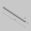 Трековый магнитный светильник Maytoni Technical Points Exility X TR241-2-12W3K-B