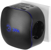 Разветвитель электрический ЭРА SP-3e-3USBAC-B на 3 розетки + 3 USB A+C с заземлением со шторками 16А черный Б0069082