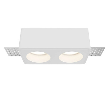 Встраиваемый светильник Maytoni Gyps Modern DL123-GU10-02-W
