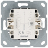 Выключатель двухклавишный для штор 10A 250V с накладкой, цвет Тауп Jasmart G3028T