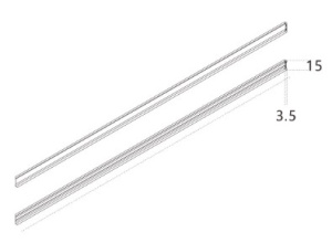 Гибкий шинопровод Italline Fantom IT010-4010 black