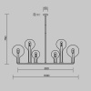 Потолочная люстра Maytoni Status MOD333PL-06BS1