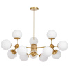 Люстра на штанге Lumina Deco Zodiak LDP 160-12 MD+WT