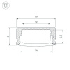 Профиль Arlight LINE-1708-3000 ANOD 047947