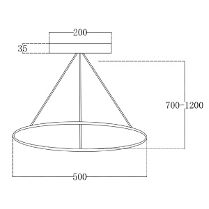 Подвесной светильник Escada Euler 10228/1LED