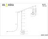 Торшер без абажура Mantra Ruti Ricca 9445