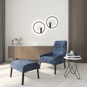 Настенный светильник Denkirs Round DK5035-BK