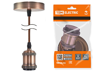 Патрон с кабелем TDM Electric Лофт SQ0335-0072