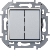 Переключатель двухклавишный Legrand Inspiria 673657