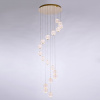 Подвесная люстра DeLight Collection Elliot Diamante MD20001012-18A gold
