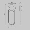 Настенный светильник Maytoni Link MOD357WL-L16BS3K1