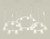 Комплект подвесного светильника Ambrella Light Techno Ring XR92082010 (A9208x3, C9241, C9236, C9231, N8112, N8140)