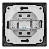 Розетка телефонная RJ11 скрытой установки IP20, черная "Дельта" General 477328