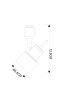 Трековый светильник Arte Lamp Almach A1906PL-1WH