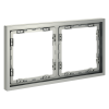 Рамка на 2 поста Voltum S70 VLS100205 (сталь)