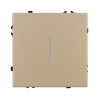 Выключатель проходной 1 кл подсветка софт-тач золотой песок Arlight SWT-MKP1-SFPL-L-GD (250V, 10A) 054262(1)