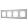Рамка на 4 поста алюминиевая Arlight FRM-AKIRY-AL-4-SR 049731