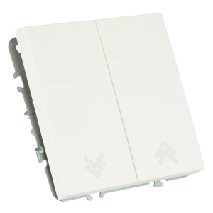 Выключатель двухклавишный Stekker Эмили RSW10-5116-01 белый фарфор soft touch 50822